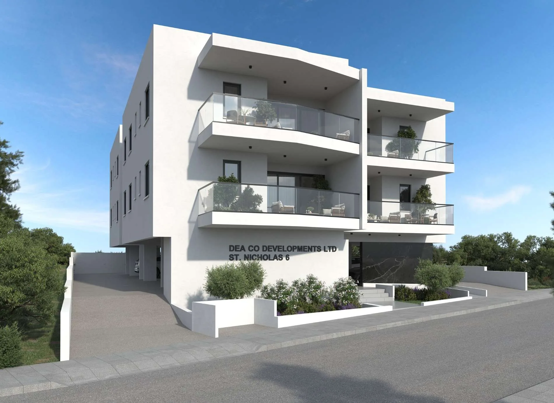 Saint Nicholas 6, luxury 2 to 5 bedroom apartments under construction in Oroklini, Cyprus